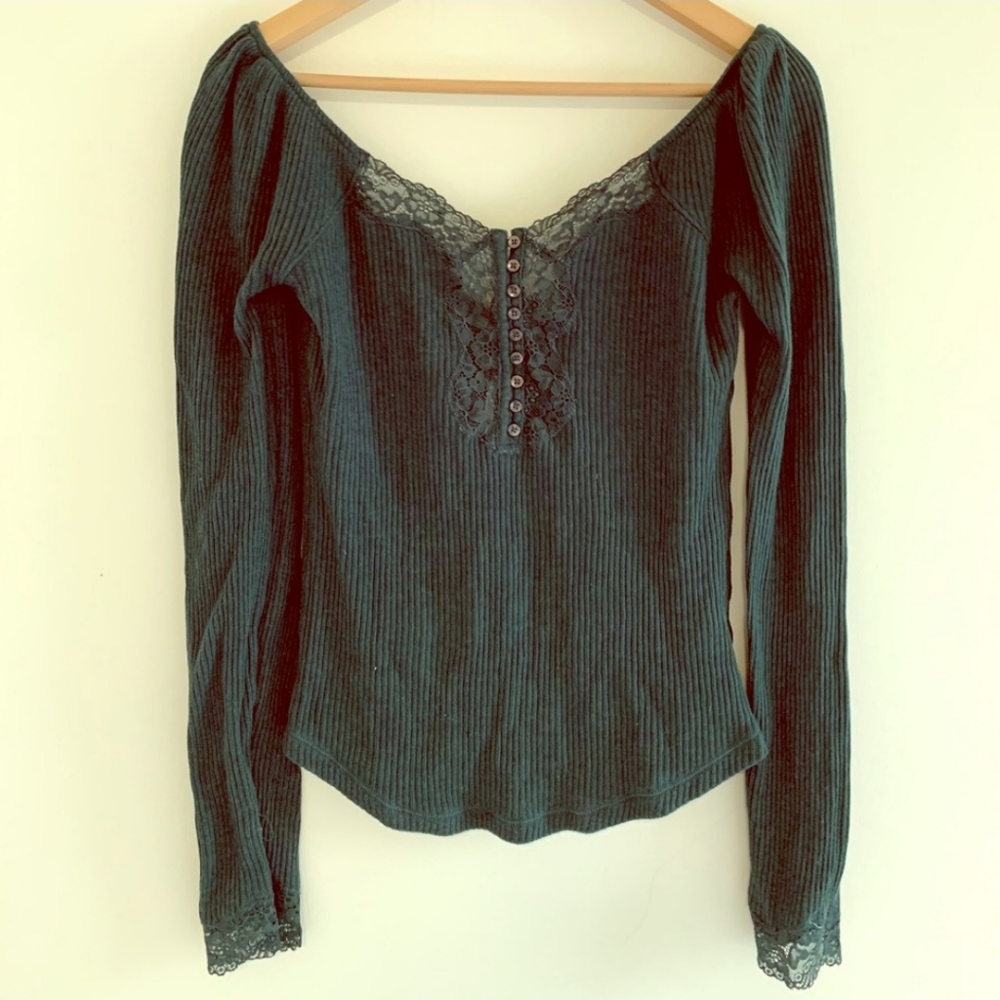 Free People Lace Top